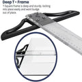 T Square Ruler 45/60/70/80cm Plastic Drafting Ruler Removable T Head Drawing Drafting Tool Design Art Supplies