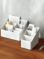 Dormitory living room desktop storage box plastic office cosmetics finishing box remote multi-function finishing storage box bat