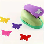 8/16/25/38/50mm Random Color Butterfly Shape Hole Punch, DIY Embossing Punch, Scrapbooking Machine, Paper Cutting Punch.