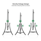 OATSBASF Vertical Laptop Stand Holder For MacBook Air Pro Xiaomi Tablet Gravity Notebook Stand ABS Laptop Support Desktop Holder