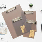 2Pcs Document Folder A6/A5/A4 Clipboard Ticket Bill Holder Hanging Cardboard File Folder Board Notepad Board Writing Pad