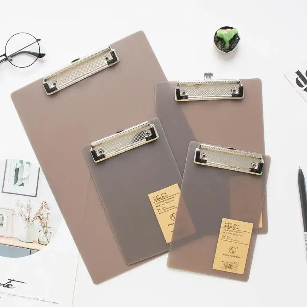 2Pcs Document Folder A6/A5/A4 Clipboard Ticket Bill Holder Hanging Cardboard File Folder Board Notepad Board Writing Pad