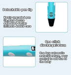 USB 3D Printing Pen Drawing 9M PLA Children's 3D Graffiti Drawing Pen Toy Smart Gift DIY Art Tool Birthday Christmas Gift