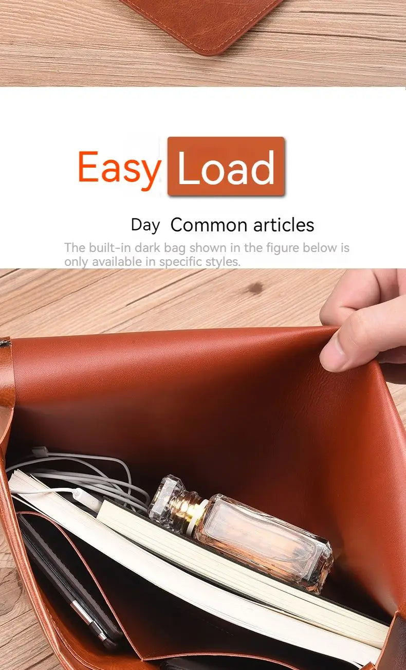 A6 A5 A4 Leather File Folder Data Package Document Bag Fashion Briefcase Data Contract Bill File Bag School Office Supplies