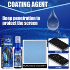 Mobile phone screen cleaner scratch-resistant fingerprint-resistant glass hydrophobic oleophobic coating solution