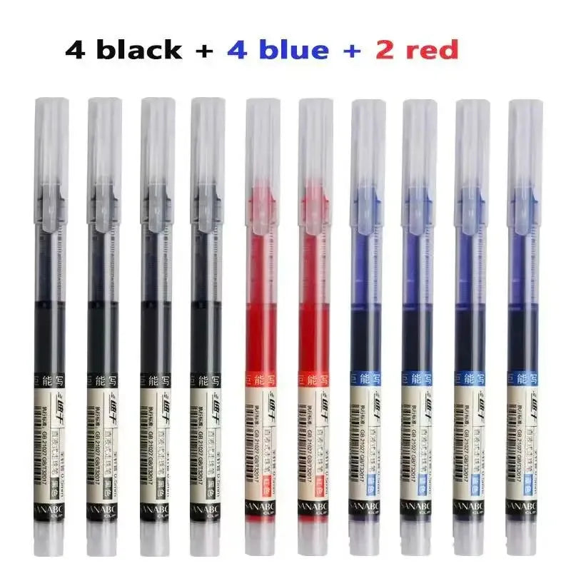 3/10/50/100PCS Color Gel Pens set,0.5mm Fine Tip Ballpoint Pen for Drawing Pens for Writing Office Accessories Back To School