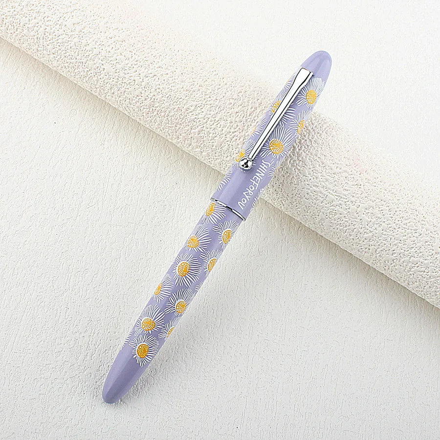 Jinhao X750 Classic Style Silver Clip Metal Fountain Pen 0.5 mm Nib Steel Ink Pens for Gift Office Supplies School Supplies