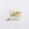 5 Pcs/Set Quicksand Crystal Ball Paper Clip DIY Metal Notes Letter File Binder Clips Bookmarks Office Desktop Storage Stationery