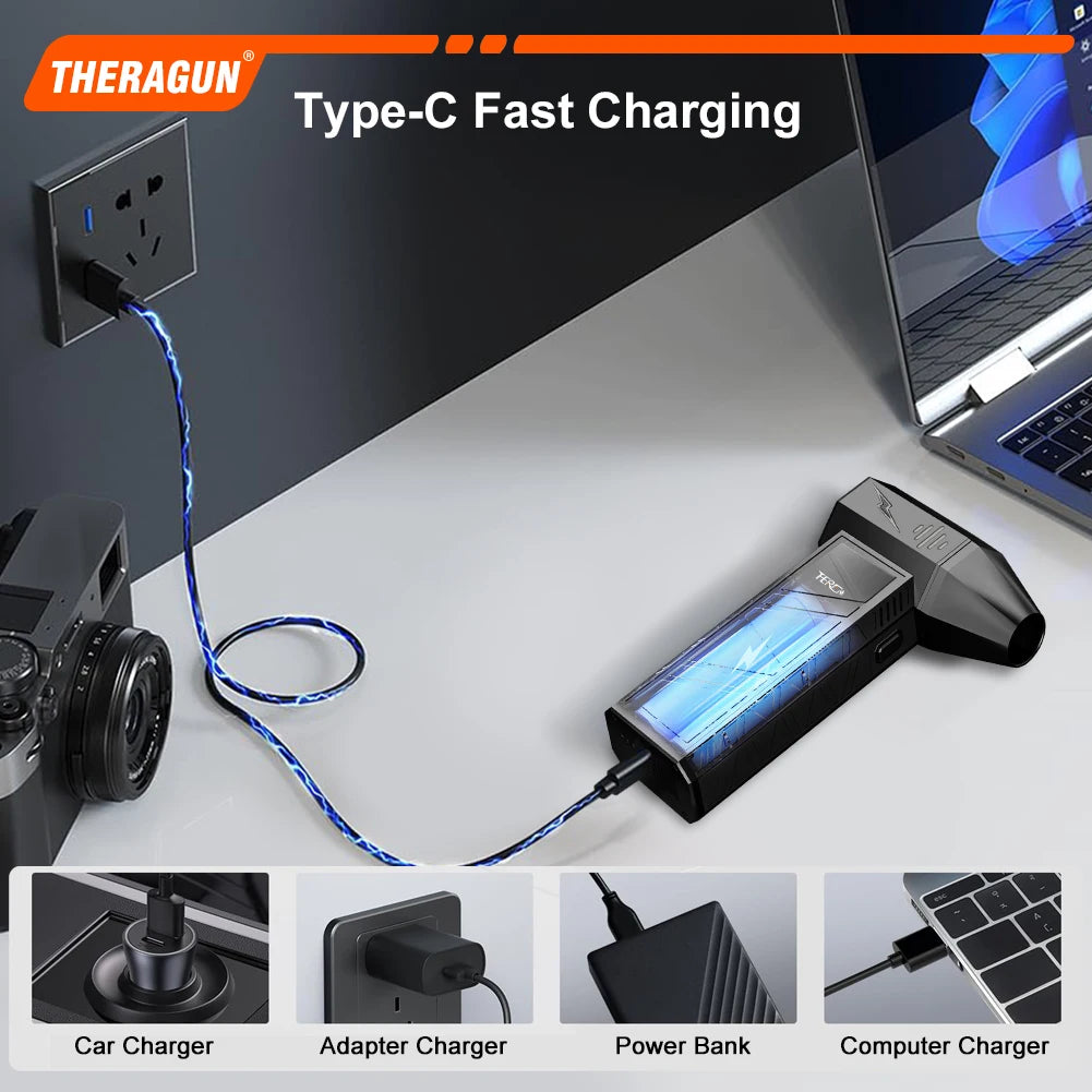 Updated X3Ultra Turbo Fan Jet,Mini Handheld 180000RPM Powerful Compressed air Duster for Car Dryer/PC/Home Cleaning