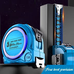 Portable High-precision Measuring Tape Thickened Wear-resistant Tape Measure Retractable Blue 3M 5M 7.5M 10M Work Measuring Tool