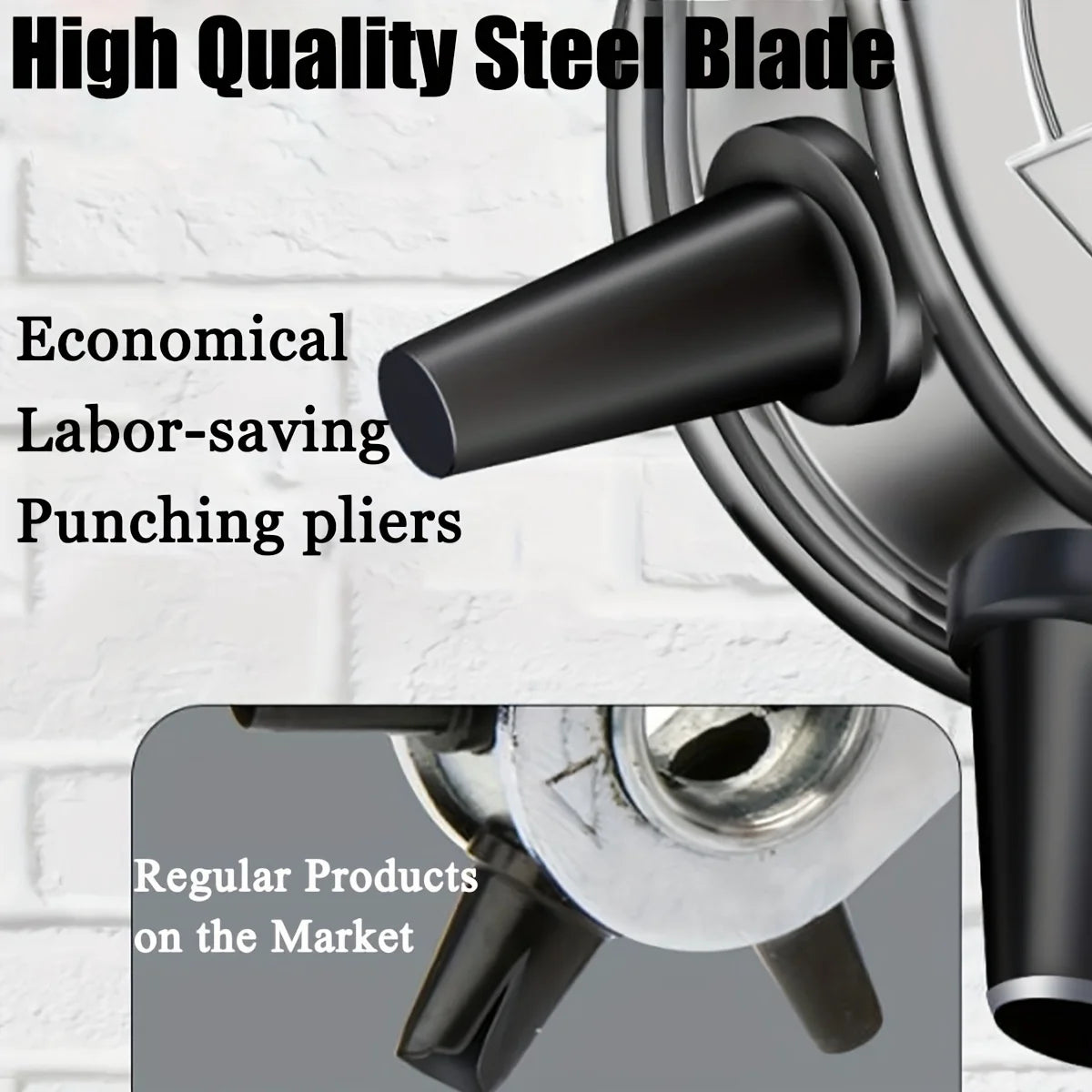 New Orange Professional Leather Hole Puncher Tool for Belts, Watch Bands, Handbag Straps and More
