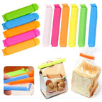 10/20Pcs Kitchen Storage Food Snack Seal Sealing Bag Clips Sealer Clamp Plastic Tool Kitchen Accessories Portable Bulk TMZ