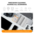 K&F CONCEPT 6*7inch Premium Microfiber Cleaning Cloths Lens Cleaning Cloth for Camera Lenses, Eyeglasses, Phone Screens, Cameras