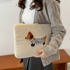 Cute Dogs Laptop Sleeve Bag 13-14 15-16 Inch Dachshund Pet Protective Computer Cases Laptop Cover 9.7-11 in Tablet Travel Cover