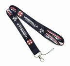 Game logo PVC Card Cover Student Campus Hanging Neck Bag Card Holder Lanyard ID Card Holders key chain