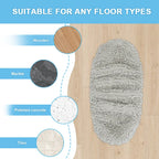 2pcs Reusable Microfiber Mop Pads for Swiffer Sweeper XL Dry Sweeping Wet Mop Cloths Replacement Sweeping Mopping Pad Refill