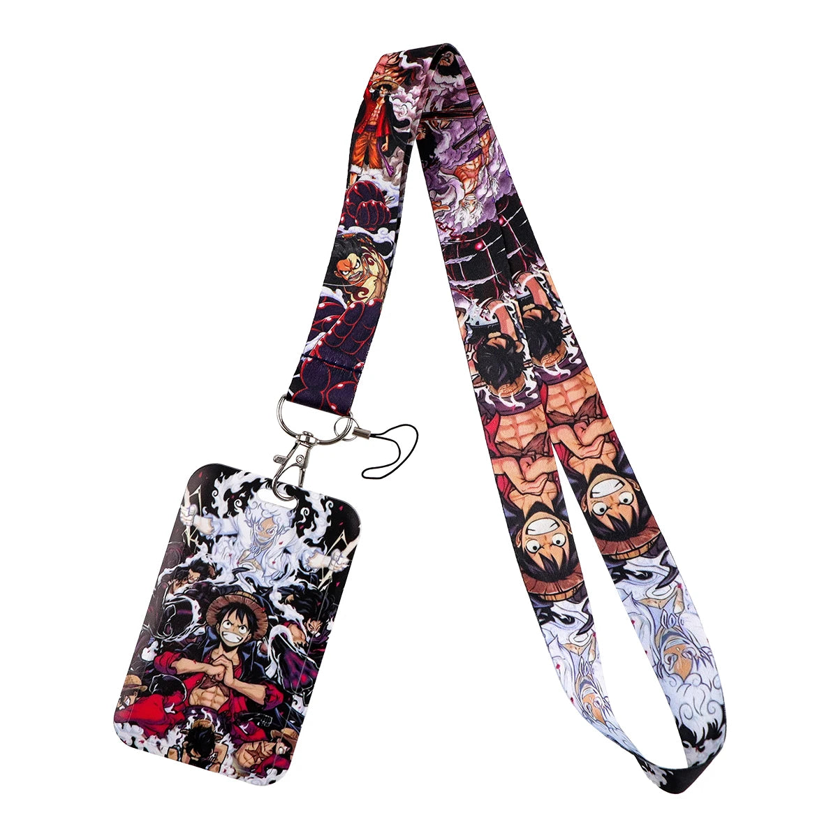 Zoro Lanyard Anime Pirate Card Holder Neck Strap for Key ID Card Phone Straps Badge Holder Keyrings Cosplay Accessories Gifts