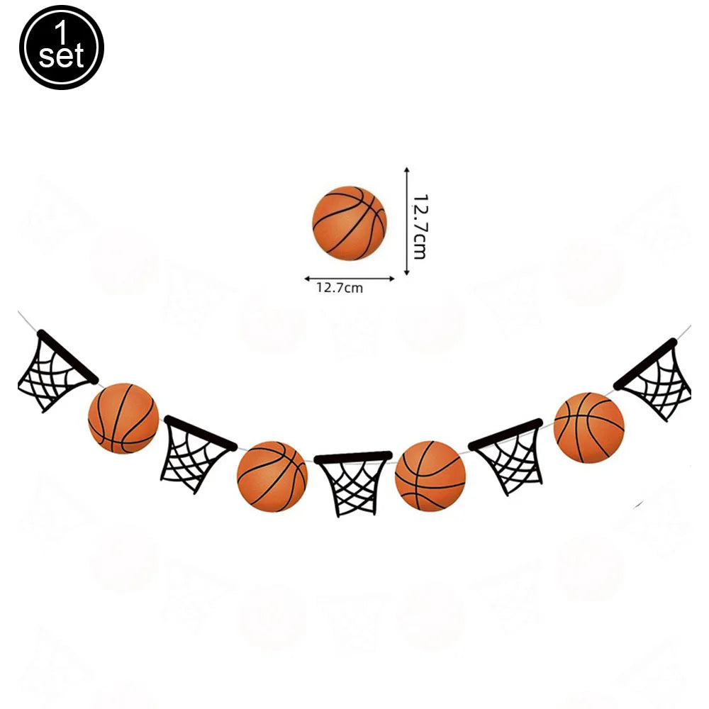 Basketball Tablecloths Basketball Party Decorations Rectangular Plastic Table Cover Boys Basketball Theme Birthday Party Supplie