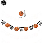 Basketball Tablecloths Basketball Party Decorations Rectangular Plastic Table Cover Boys Basketball Theme Birthday Party Supplie