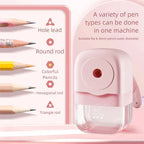 Kawaii Creative Pencil Sharpener Cute Stationery for Kids Adults Office School Supplies Unique Accessory
