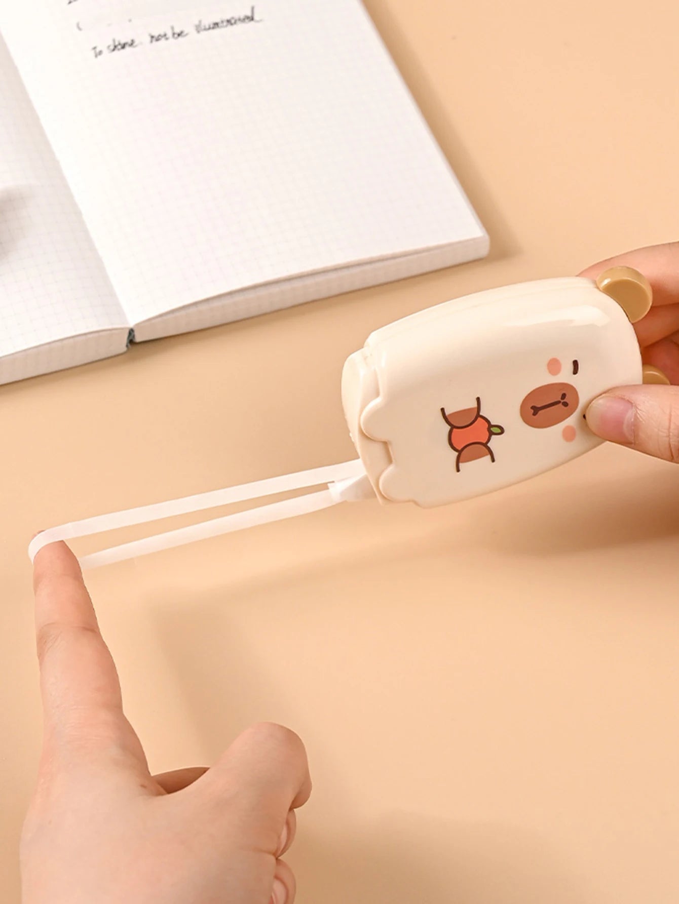 1pc Animal Shape 12 Meter Correction Tape, Portable Learning Accessories Correction Tape, Fashion Stationery School Supplies