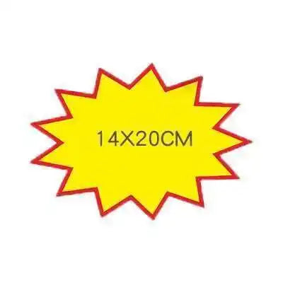 Burst Sign With Mid Flap Shelf Data Channel Pvc Star Pricecard Split Bursts Price Tag Card Pop Advertising Promotion Ticket