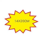 Burst Sign With Mid Flap Shelf Data Channel Pvc Star Pricecard Split Bursts Price Tag Card Pop Advertising Promotion Ticket