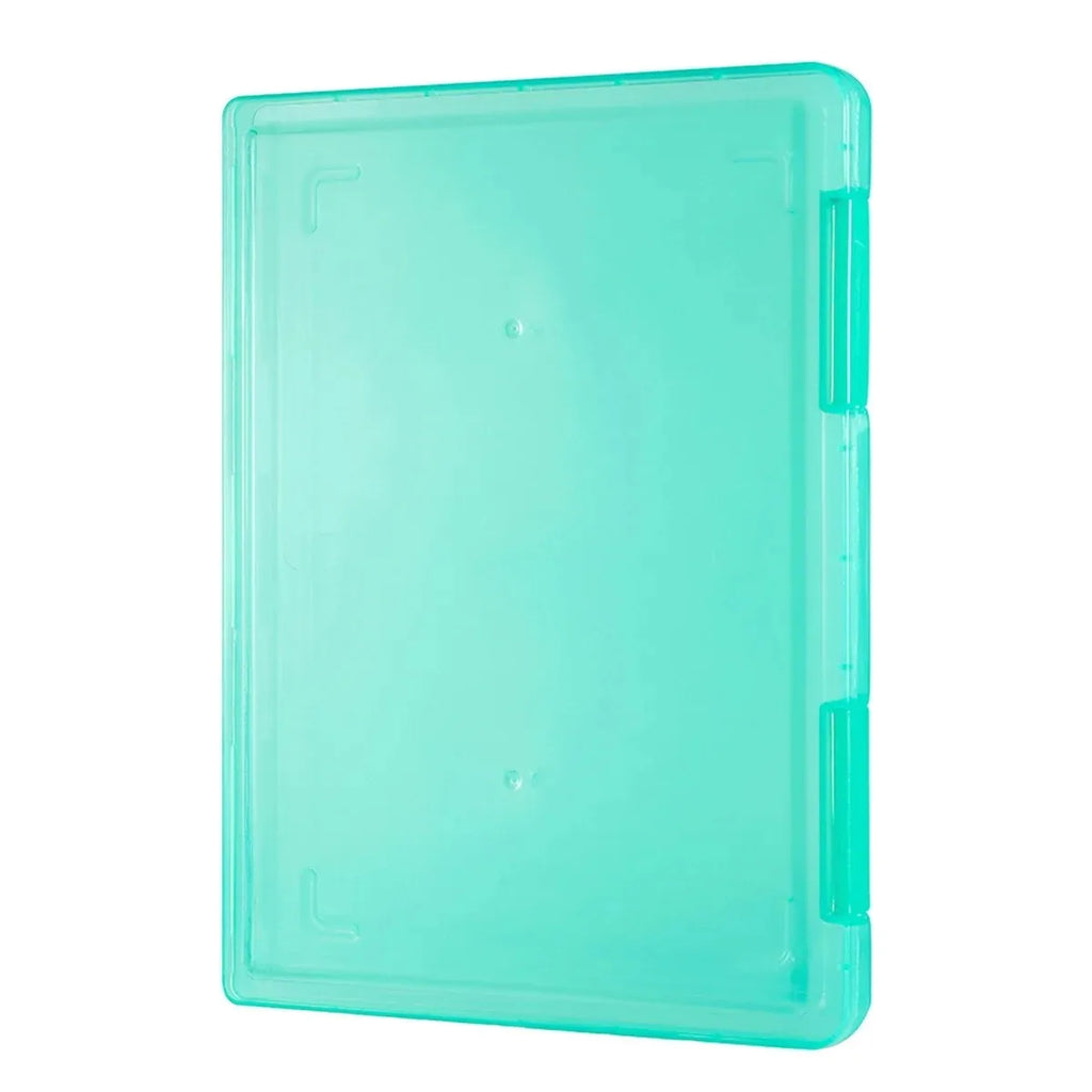 1pc Multi-layer Portable File Box Waterproof Contract Storage Box A4 Plastic PP File Box  Portable Transparent File Box