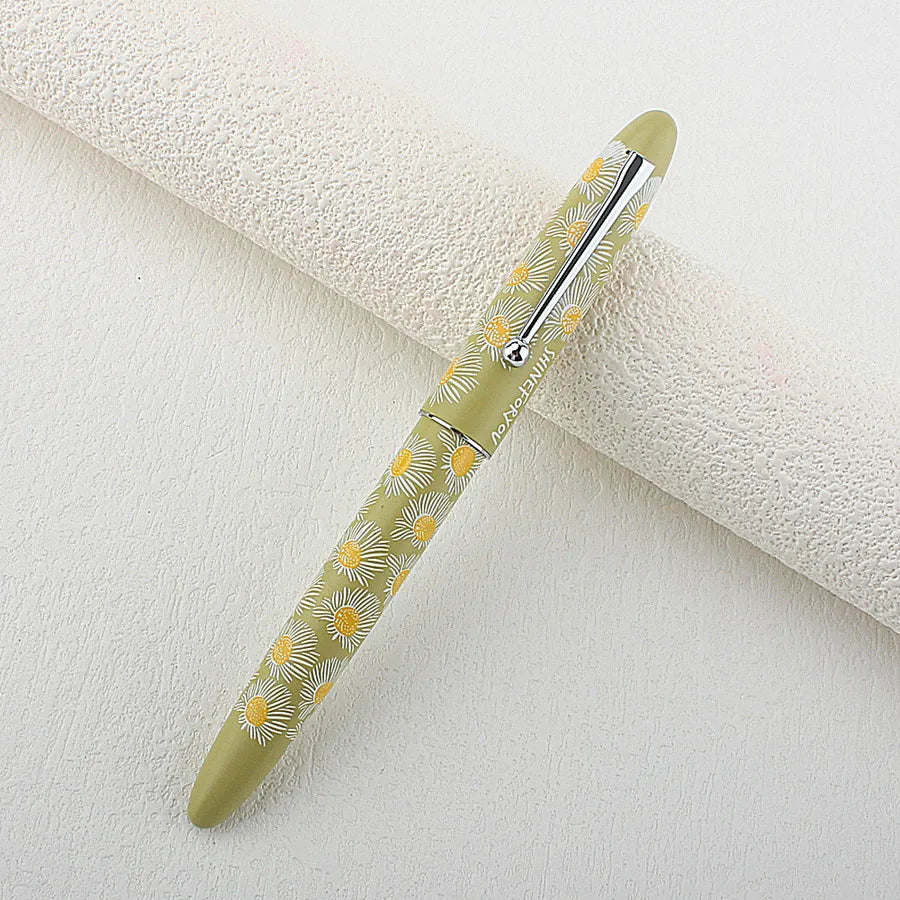 Jinhao X750 Classic Style Silver Clip Metal Fountain Pen 0.5 mm Nib Steel Ink Pens for Gift Office Supplies School Supplies