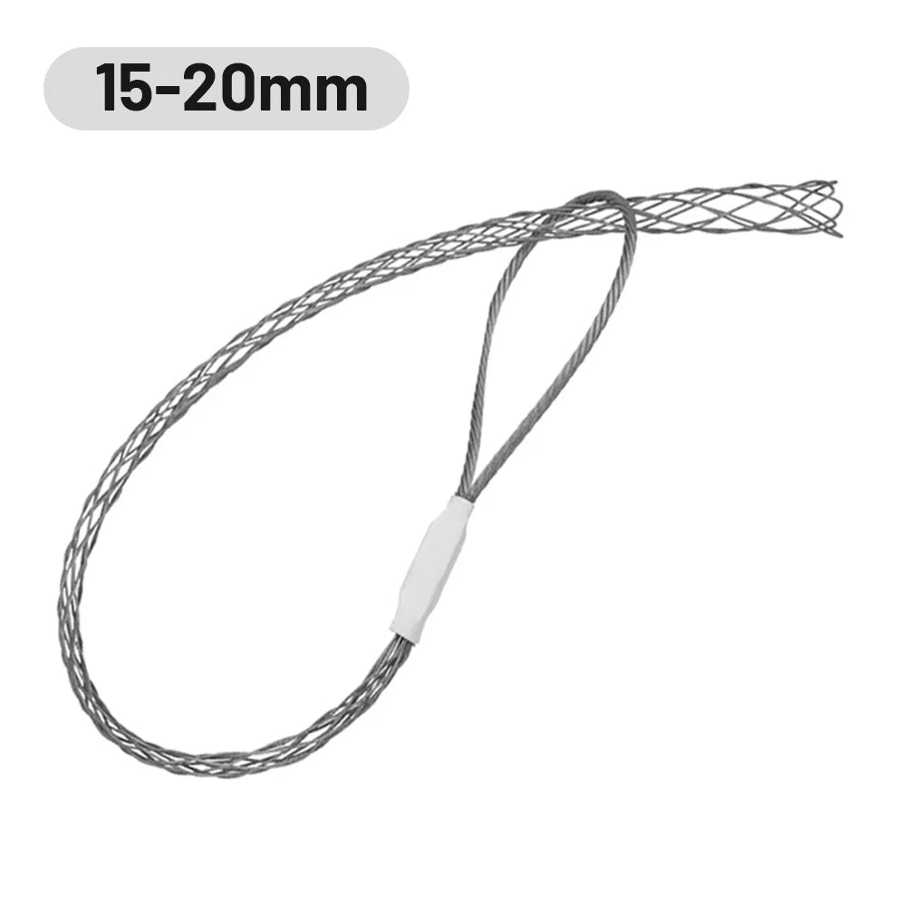 6 Colors Cable Puller Wire Grip Galvanizing Metal Cable Pulling Socks Mesh Puller Antislip Pipe Conduit Pull Net Cover 4-25mm