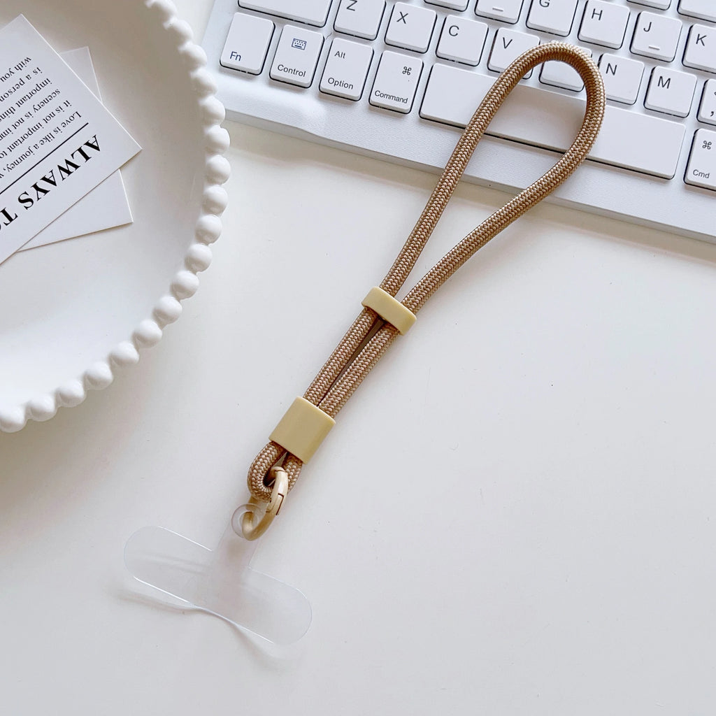 Short Adjustable Phone Strap Anti Slip Anti Fall Wrist Strap Phone Case Universal Connector Piece Accessory Lanyard Pendant