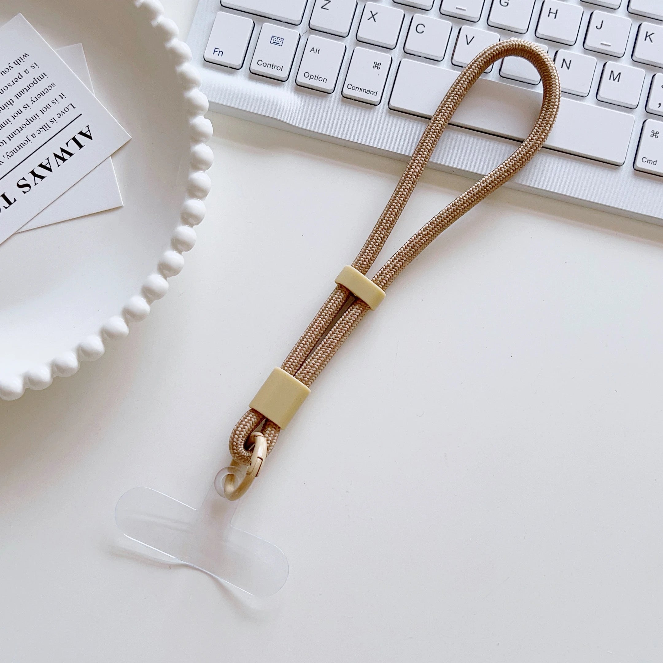 Short Adjustable Phone Strap Anti Slip Anti Fall Wrist Strap Phone Case Universal Connector Piece Accessory Lanyard Pendant