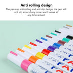 1/3/6/12Pcs Colorful Permanent Paint Marker Waterproof White Markers Tire Tread Rubber Fabric Paint Metal Paint Marker Pens