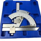 Allsome 320° Universal Protractor 0.02 Precision Goniometer Angle Measuring Finder Ruler Tool Woodworking Measuring Tool