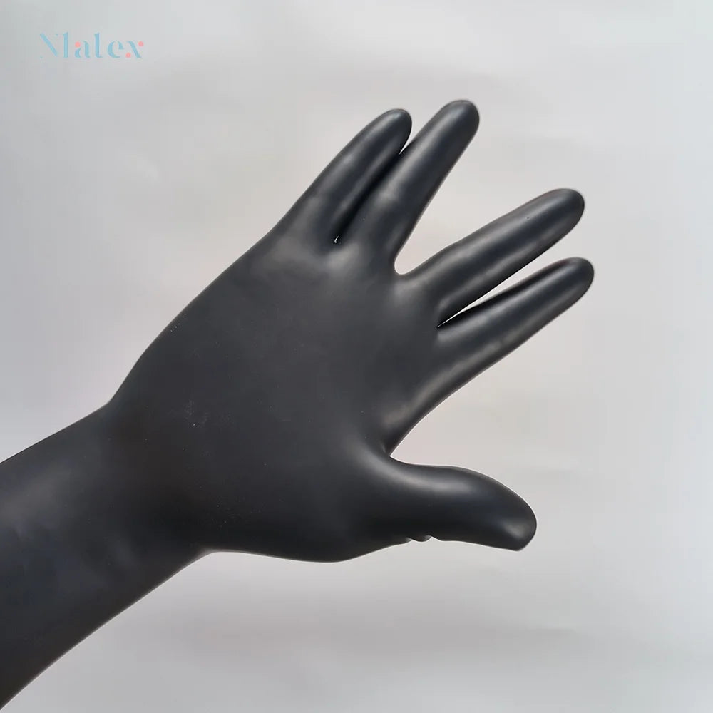 Natural Latex Gloves Short Cosplay Accessories 0.4 Thickness Excellent Elasticity and Softness