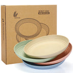 Fork Spoon Chopsticks Bowls Cup Dish Dinnerware Set High Grade Wheat Straw Tableware Children's Unbreakable Dishes Camping Set
