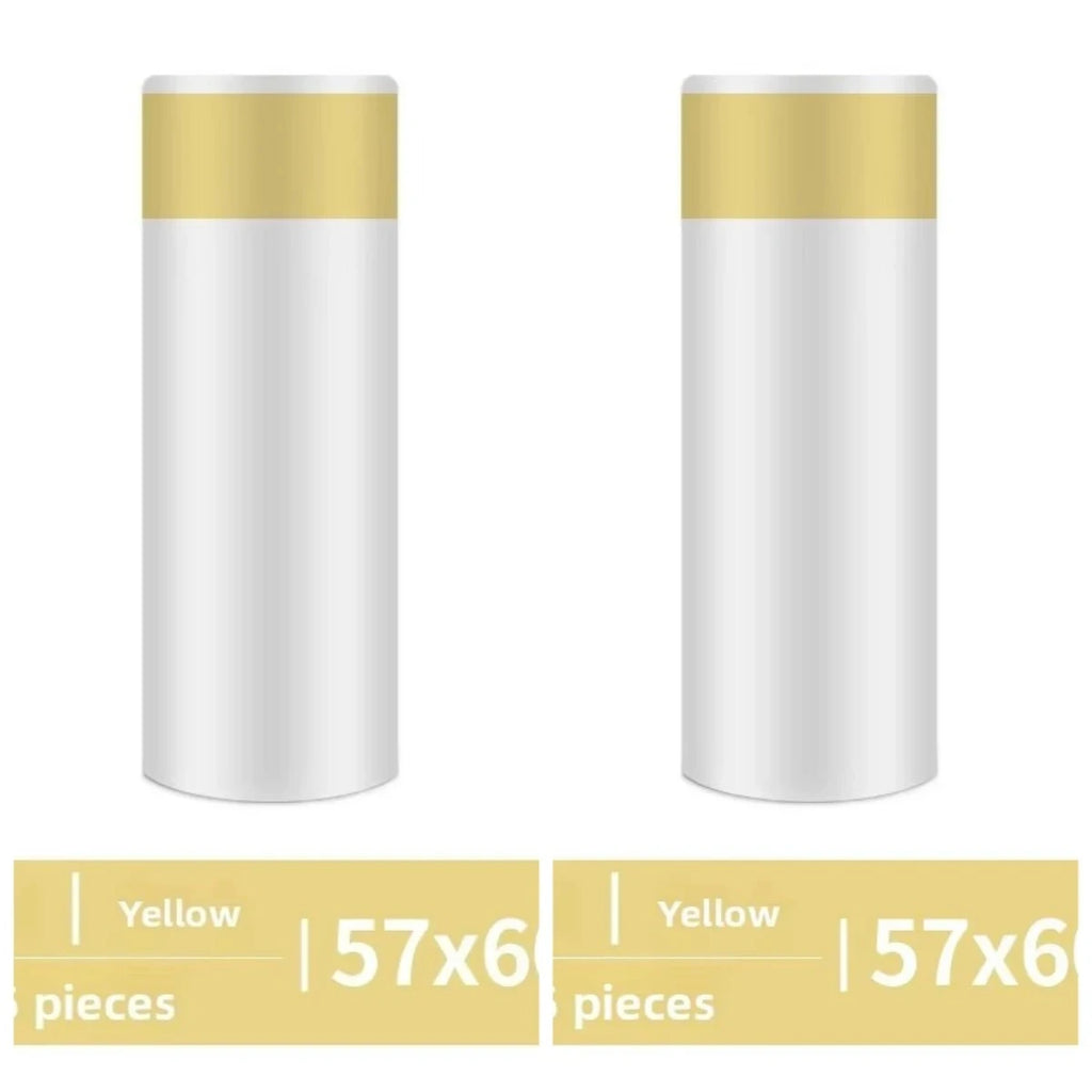 Drawstring Trash Bags Thickened Disposable Kitchen Garbage Can Liners with Handle for Home Office