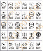 Customize Embossing Stamp Wedding Monogram Embosser Stamp,Personalized 2 initials Embosser Stamp,Wedding gift,hand held embosser