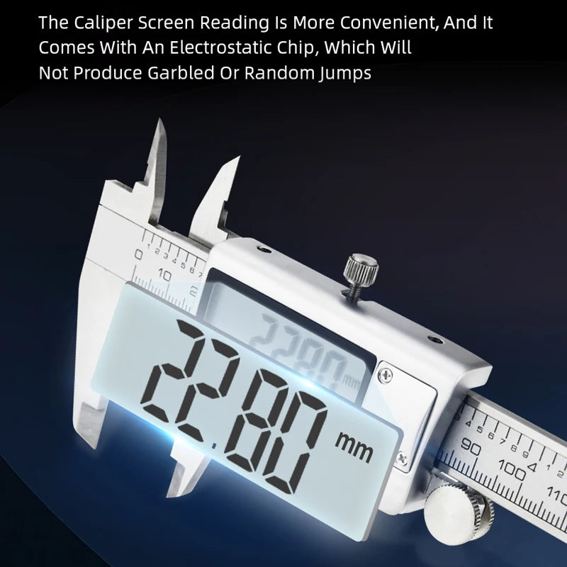 Metal Caliper Digital Caliper Stainless Steel Digital Pachymeter Digital Micrometer Vernier Calipers Metal Gauge Measuring Tools