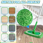 Kitchen Cleaning Accessories Flooring Cleaning Cloths Mop Head Replacement Washable Rag Towel Reusable Microfiber Mop Pads