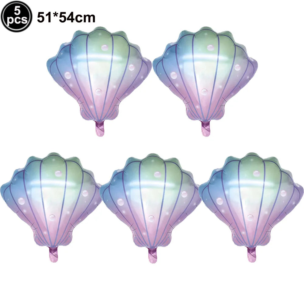 Mermaid Party Supplies Mermaid Scales Pattern Paper Plate Cup Napkin Popcorn Box Food Bowl Girl Birthday Party Baby Shower Decor