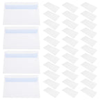 100 Pcs Envelopes and Mailing Supplies Self Seal Letter Security Office Business Size White