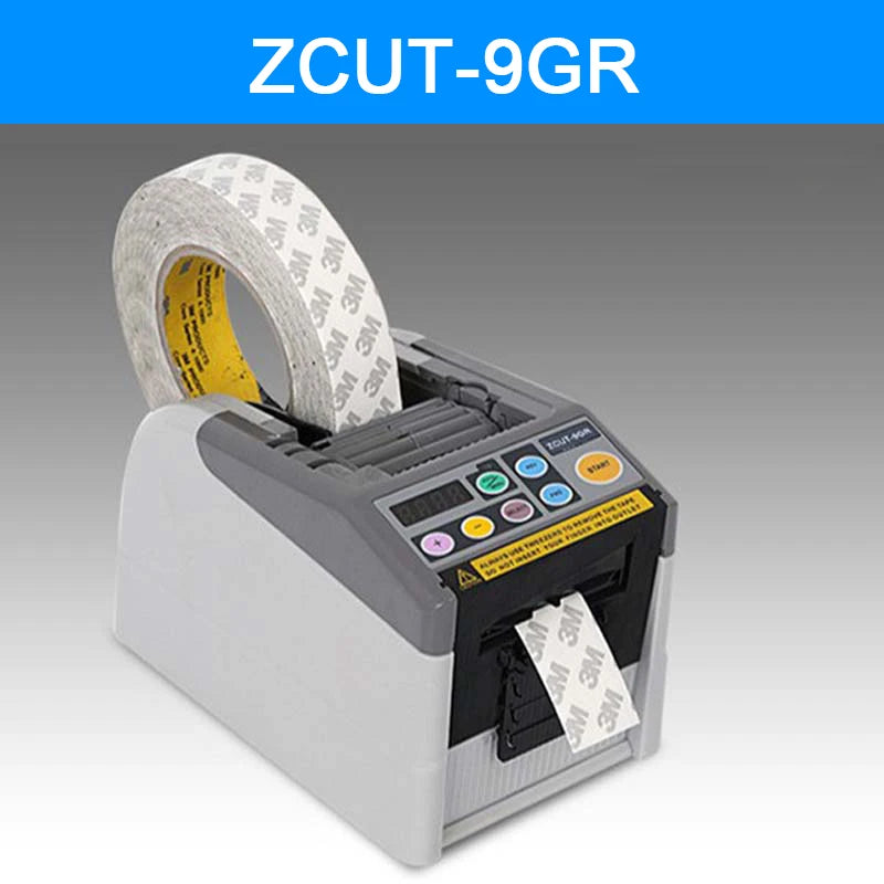 Automatic tape Dispenser Ribbon Cutting Machine ZCUT-9 ZCUT-9GR 110V/220V 6-60mm Intelligent Adhesive Tape Double Sided Cutter