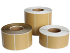 Direct Thermal Label Roll Width20mm-60mm Kraft Adhesive Thermal Barcode Sticker Shipping label for Zebra Godex Gprinter Xprinter
