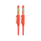 45mm Waterproof Deep Hole Marker Pens Long Nib Head Carpenter Pen Black/Blue/Red Ink for Multi-Purpose Woodworking Hand Tools