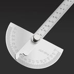 Stainless Steel 180 Degree Protractor Angle Ruler Metal Angle Meter Gauge Finder Goniometer For Precision Measurement