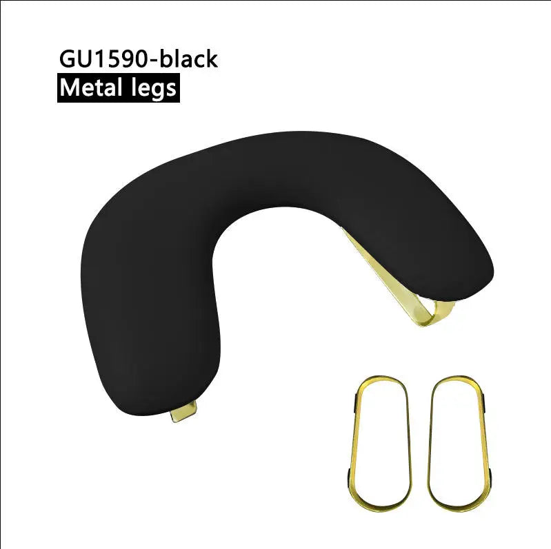 Nail Arm Rest with Rotating Phone Holder, Arm Rest for Nails Tech, PU Leather Nail Tech Arm Rest, U-Shaped Hand Rest