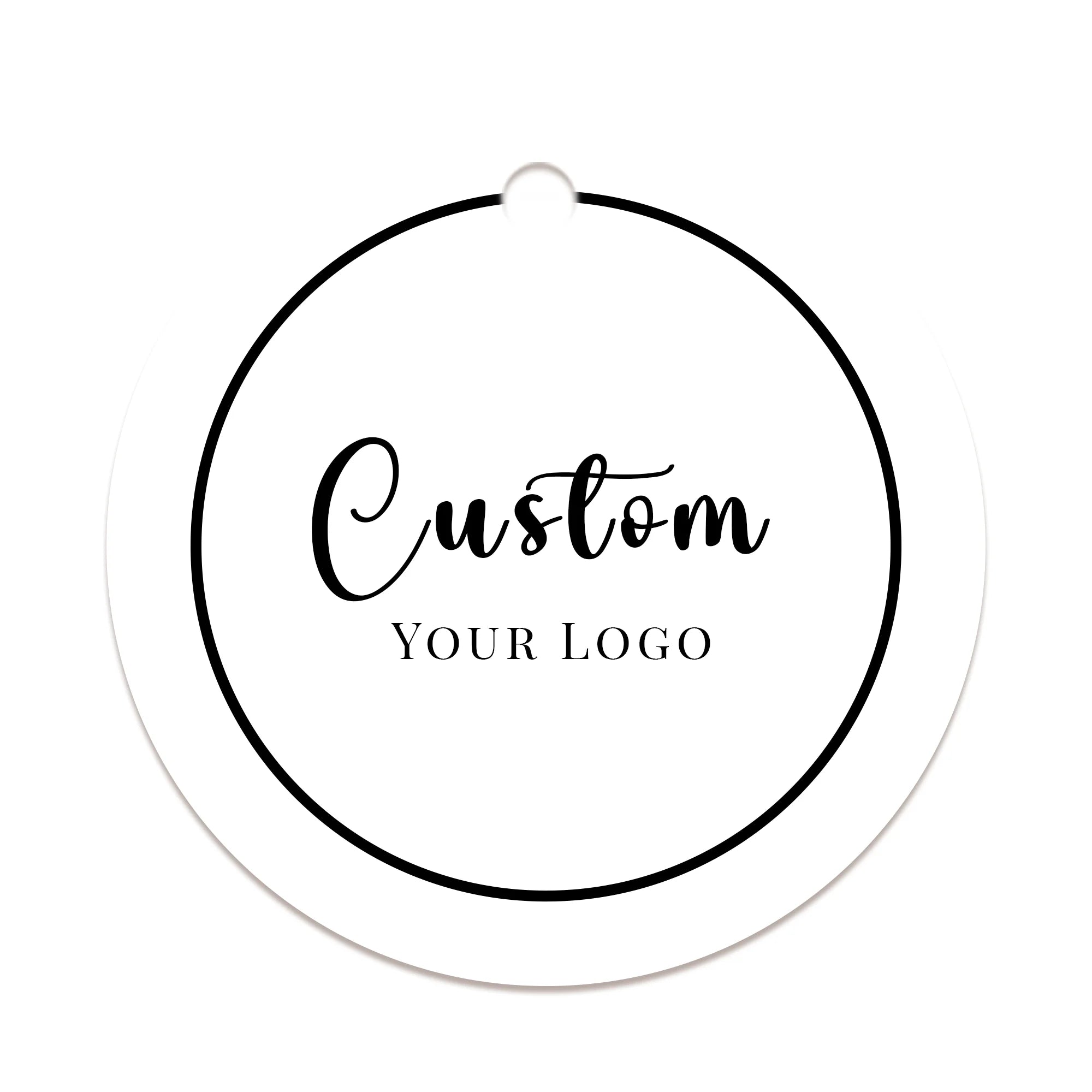 Custom Hang Tags Labels for Clothes Custom Round Paper Hang Tags for DIY Handmade Items for Valentines Gift Wedding Decorations