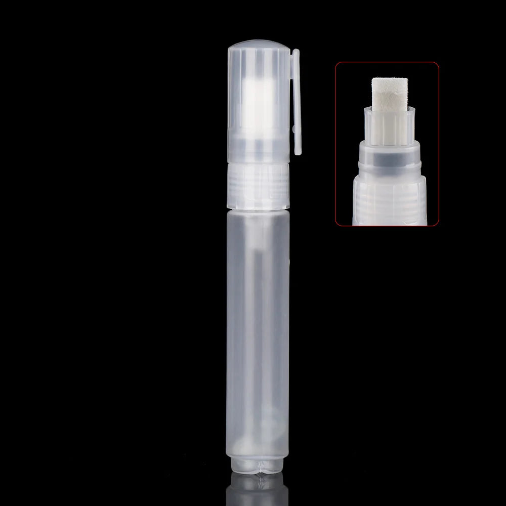 Refillable ink Plastic Repeatable Use Transparent Paint Pen Accessories Empty Rod Graffiti Pens Liquid Chalk Marker