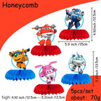 Super Wings Party Supplies Balloons Cup Plates Napkins Tableware For Kids Baby Shower Birthday Party Decoration